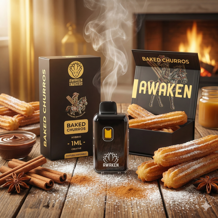 AWAKEN ETCHED – BAKED CHURROS DISPOSABLE VAPE (1ML) view 5