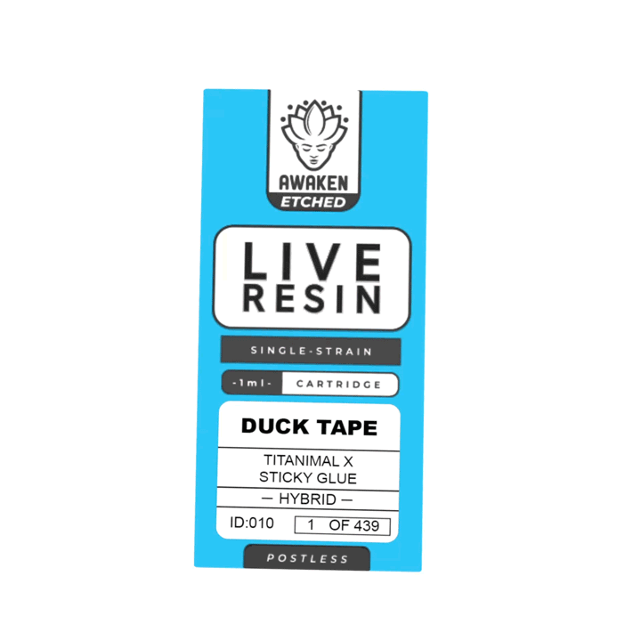 AWAKEN ETCHED LIVE RESIN CARTRIDGE -DUCK TAPE