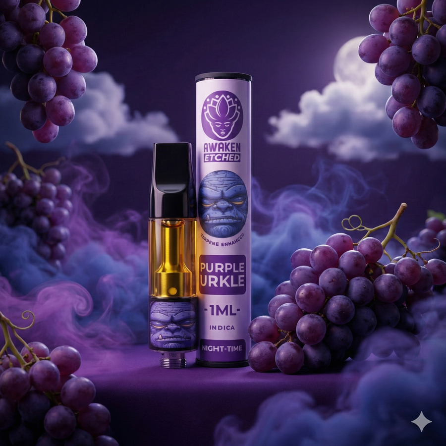 AWAKEN ETCHED VAPE REFILL -  PURPLE URKLE (1ML) view 5