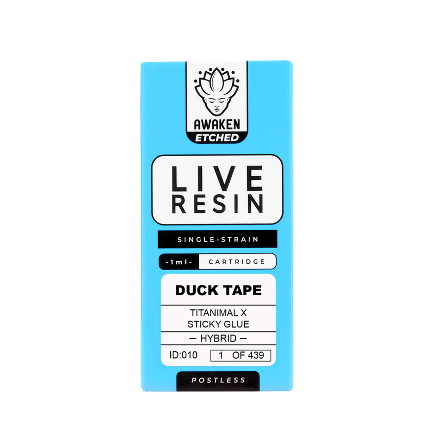 AWAKEN ETCHED LIVE RESIN CARTRIDGE -DUCK TAPE view 4