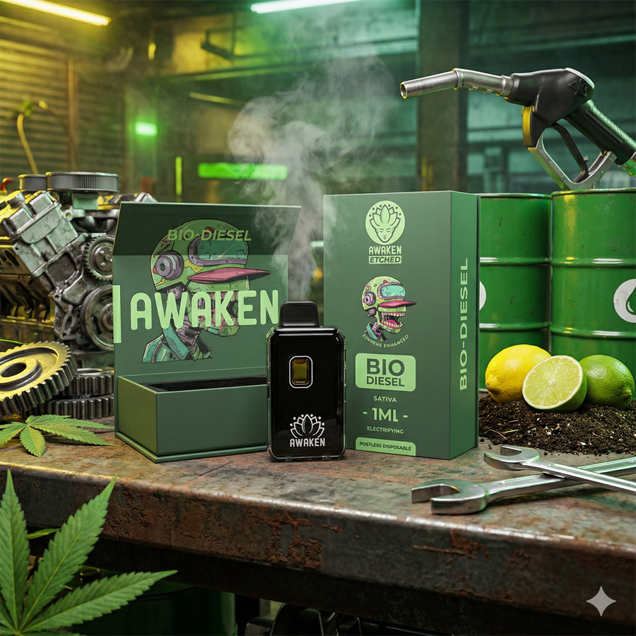 AWAKEN ETCHED – BIO DIESEL DISPOSABLE VAPE (1ML) view 5