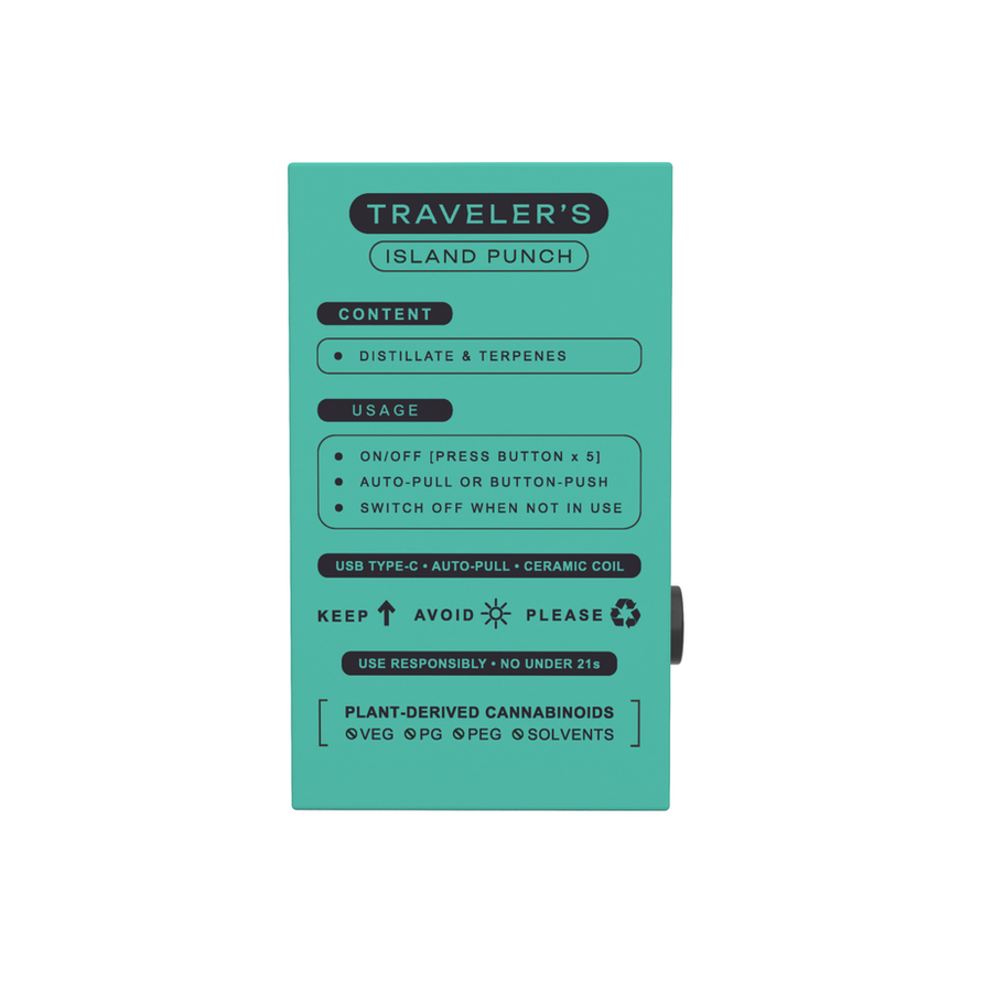TRAVELER’S DISPOSABLE VAPE - ISLAND PUNCH view 7